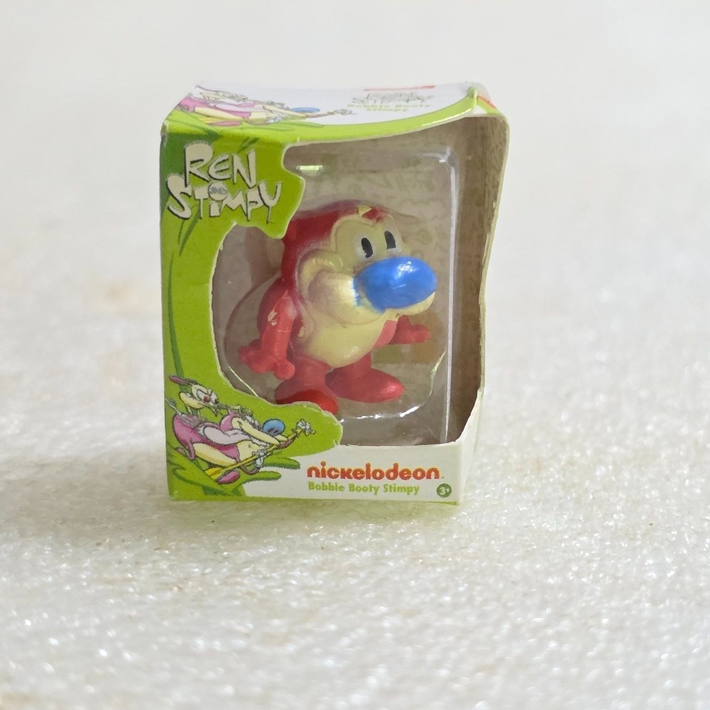 Nickelodeon Ren & Stimpy Bobble Booty Stimpy figure Zuru mini brands 1" New